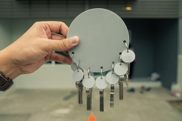 House key ready to enter new home.