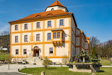 Fototapeta na wymiar Schönberg Castle in the Vogtland