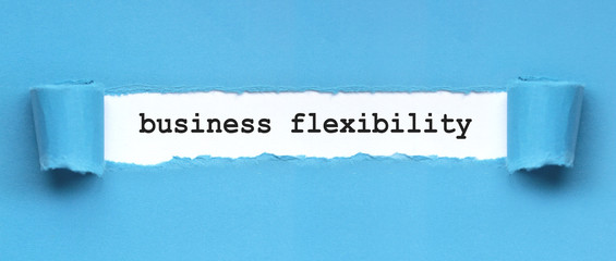 Business flexibility / papier - obrazy, fototapety, plakaty