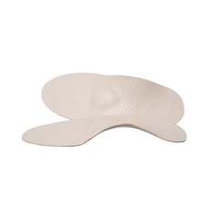 orthopedic insoles on white background