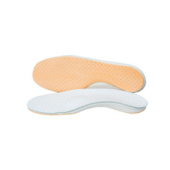 orthopedic insoles on white background