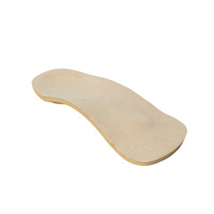 orthopedic insoles on white background