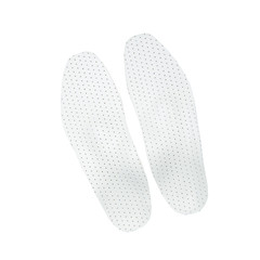 orthopedic insoles on white background
