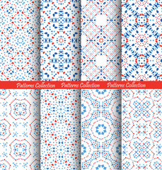 Blue Flower Pattern Backgrounds