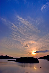 Sunrise over Molly's Island, Brigus, Newfoundland, Canada