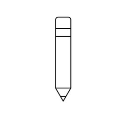 pencil school isolated icon vector illustration design