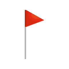 sport flag isolated icon vector illustration design