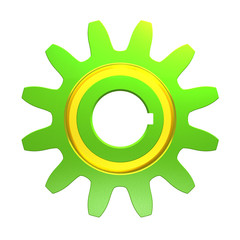 3D model of gear transmission element