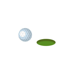 golf sport ball isolated icon vector illustration design