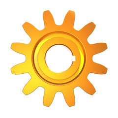 3D model of gear transmission element