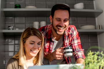 Smiling people
