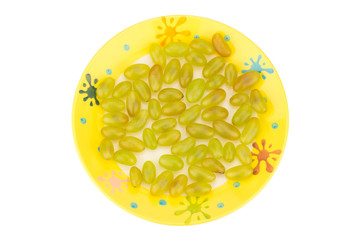 green grapes texture