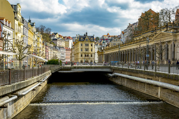 Impressions of Karlovy Vary in Czech Republic