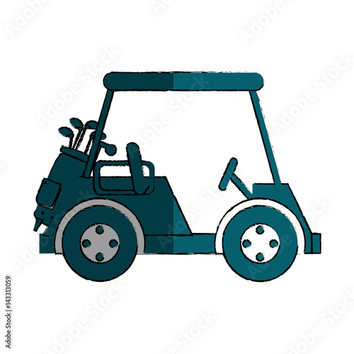 "golf cart isolated icon vector illustration design" Stock image and royalty-free vector files