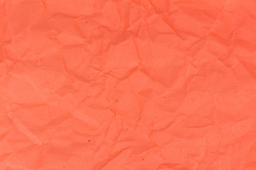 Fototapeta premium orange crumpled paper texture background