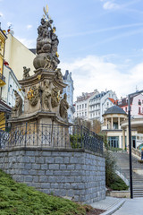 Trinity monument in Karlovy Vary