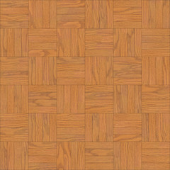 Seamless wood parquet texture (chess light brown)