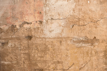 The cracked stucco texture