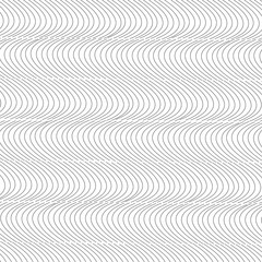 Fototapeta na wymiar Vector seamless abstract optical illusion inspired curved lines pattern