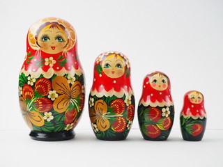 A matryoshka doll also known as Russian nesting doll.