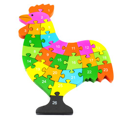 Wooden puzzles for children, Training development, .Preschool