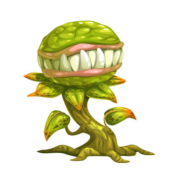 Monster plant illustration.