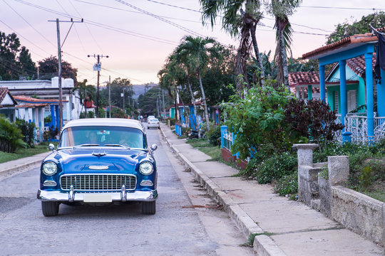 old car at Vinales Cuba