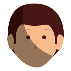 young man avatar character vector illustration design