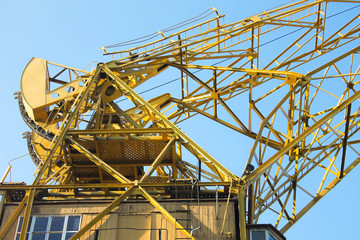 Crane in Yellow
