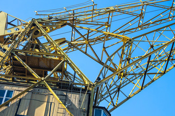 Crane in Yellow