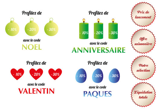 Promo sticker in French