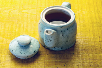 kettle with tea