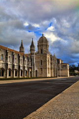 Fototapeta premium Jeronimo monastery in lisbon, portugal . unesco world heritage site
