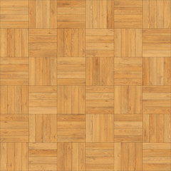 Fototapeta premium Seamless wood parquet texture (chess sand color)