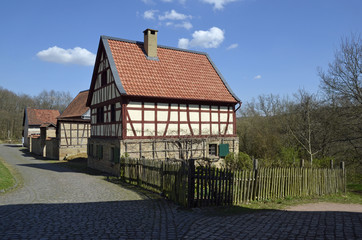 häuserzeile im freilichtmuseum bad-sobernheim