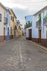 Fototapeta na wymiar Una calle de pueblo andaluz