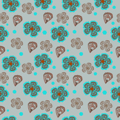 Seamless floral pattern.