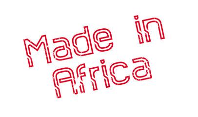 Made In Africa rubber stamp. Grunge design with dust scratches. Effects can be easily removed for a clean, crisp look. Color is easily changed.