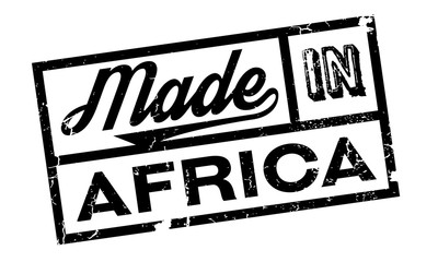 Made In Africa rubber stamp. Grunge design with dust scratches. Effects can be easily removed for a clean, crisp look. Color is easily changed.