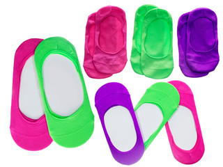 bright colored socks