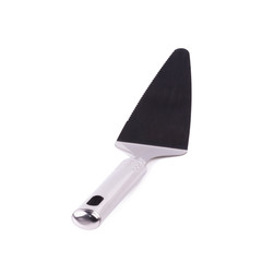 Metal Pizza Spatula Isolated on White Background