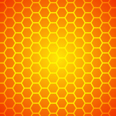 Hexagons honeycomb background abstract science design vector illustration