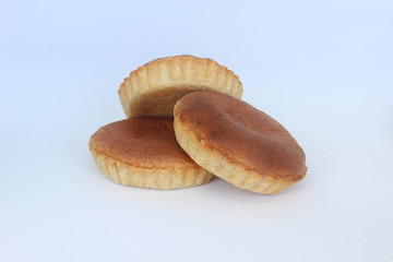 trios de tourments d'amour, pâtisserie typique de Guadeloupe. 