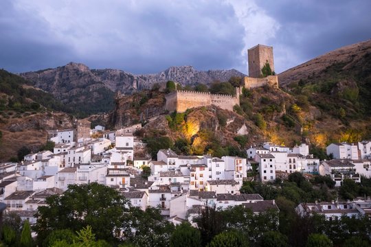 View of Cazorla and its Castle in the Evening