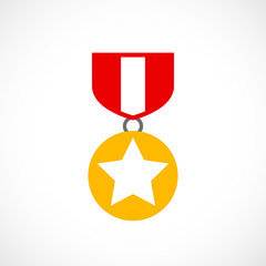 Award gold order vector icon