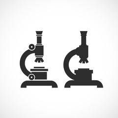 Microscope vector icon