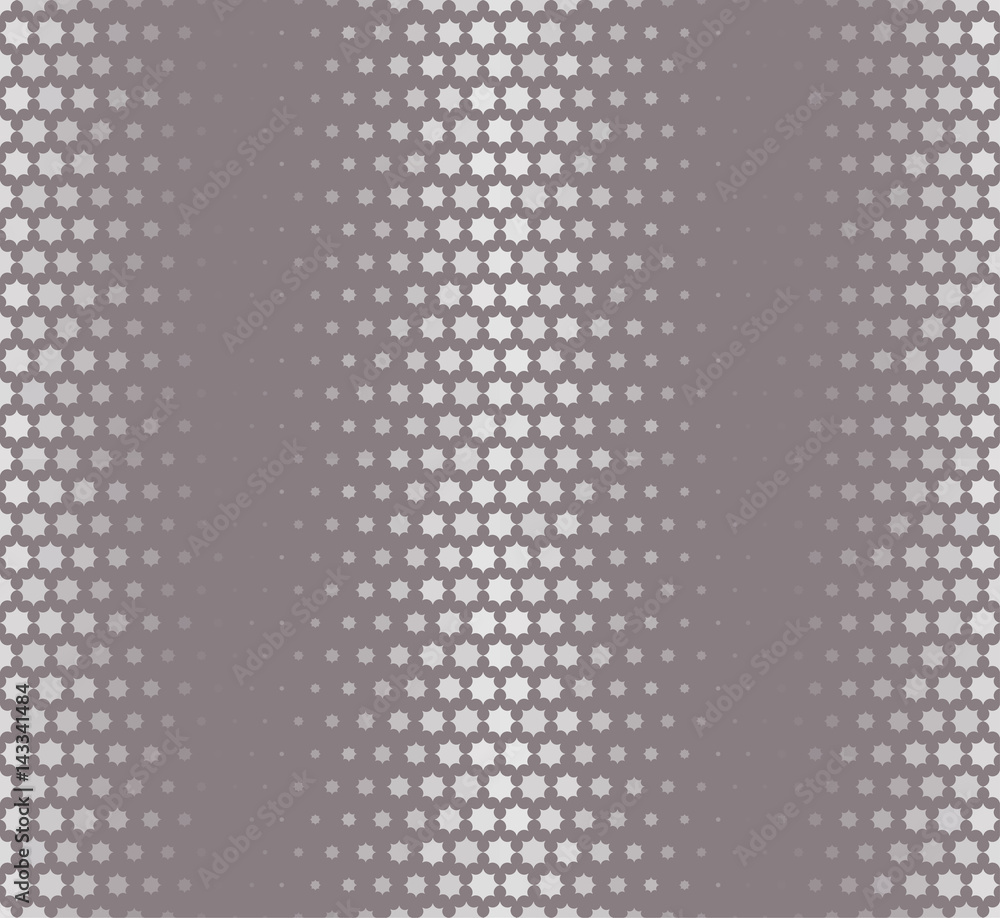 Aufkleber isolated abstract grey color starlike pattern, seamless texture vector illustration