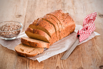 Whole wheat bread.