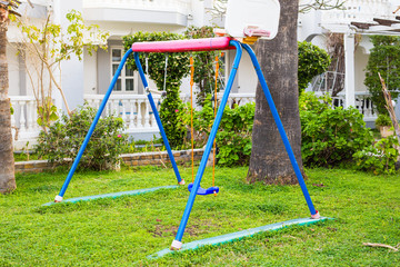 Children swing at Playground