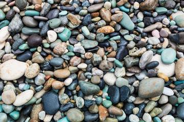 Background of rounded pebbles